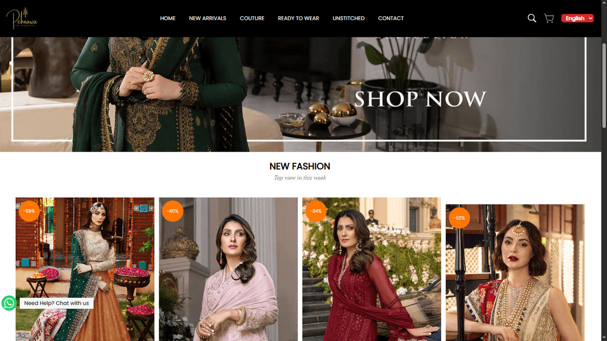 Fashion E-commerce Website